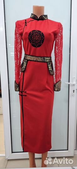 Стилизованное платье, бурятское