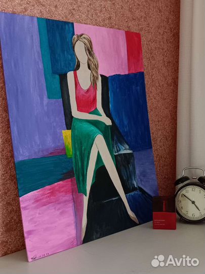 Интерьерная картина акрилом