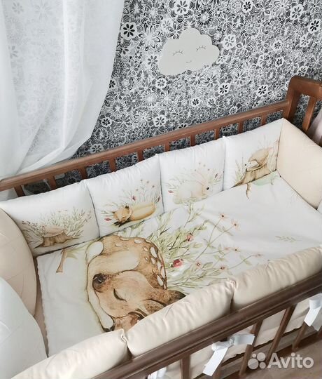 Бортики в кроватку