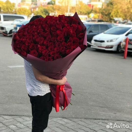 Розы 151 штука 70 см