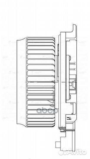 Мотор отопителя toyota sequoia II /tundra II 07