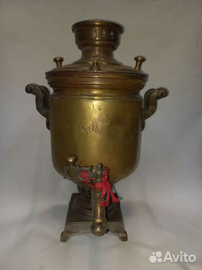 Самовар на дровах старинный