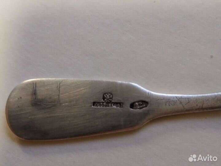 Столовая ложка серебро 84 проба Хлебников