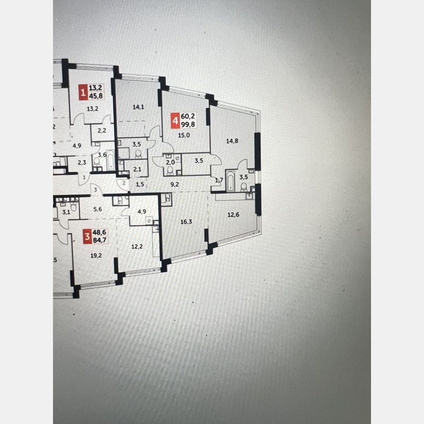 4-к. квартира, 99,8 м², 24/29 эт.