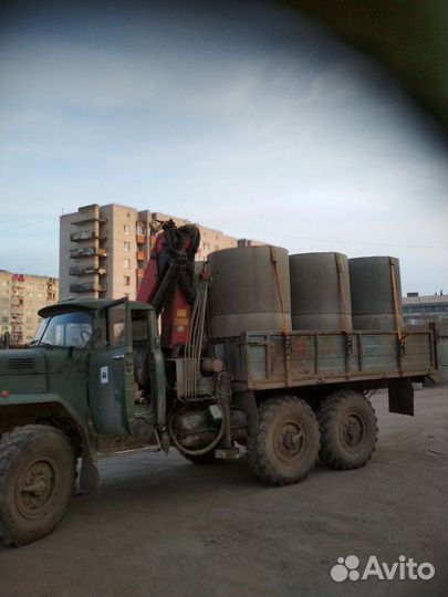 Кран манипулятор вездеход ЗИЛ 131