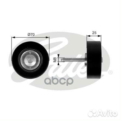 T36263 ролик натяжной приводного ремня gates