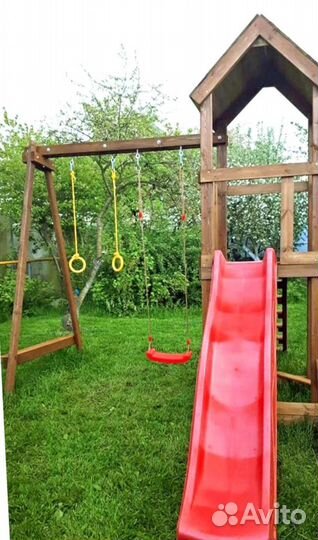 Детская деревянная площадка