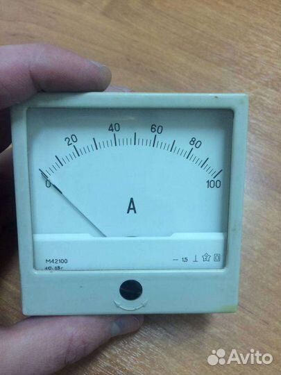 М42100, 83 г.в. 1,5 кл (пред.изм 0-100 А)