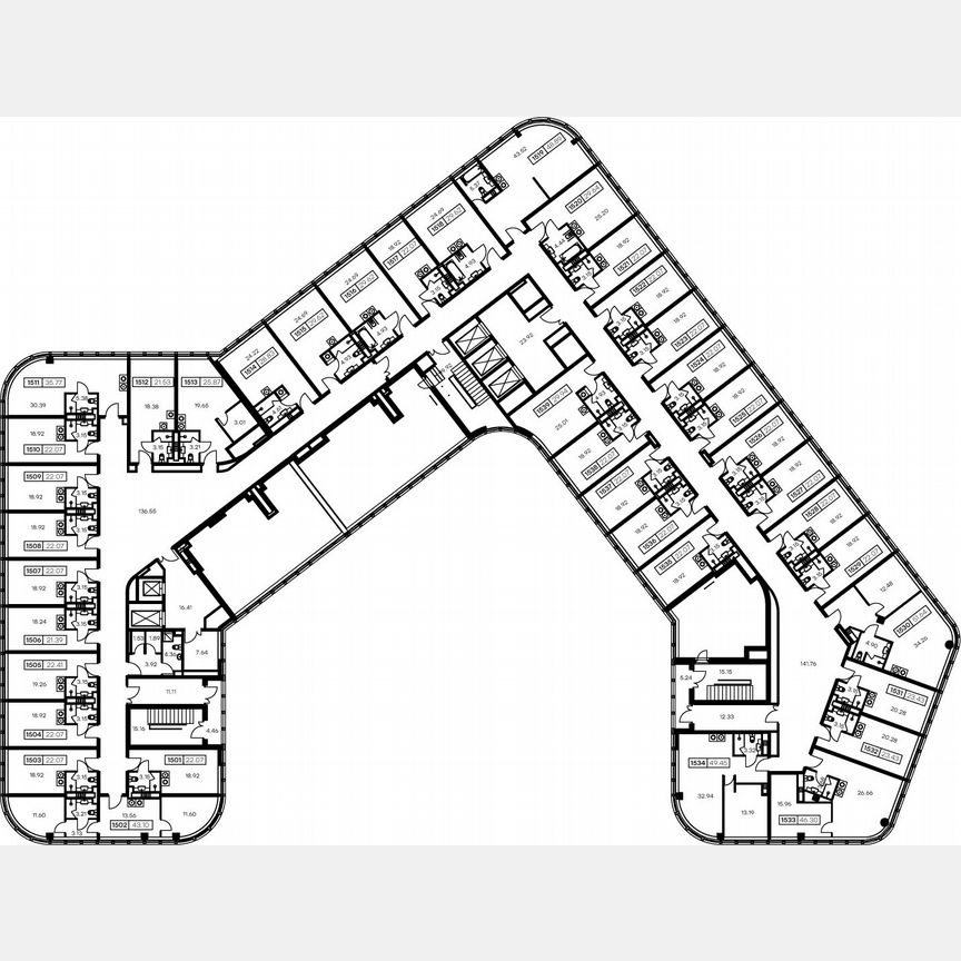 Апартаменты-студия, 21,6 м², 15/15 эт.