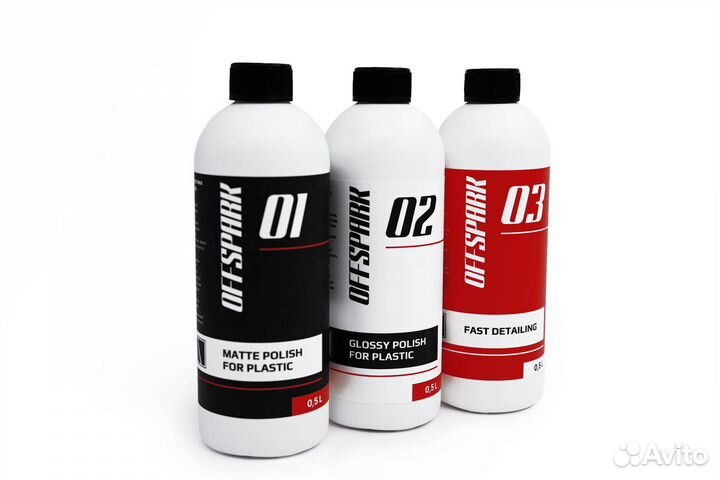 Глянцевый полироль для винила и пластика Offspark
