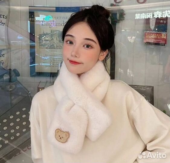 Меховой шарф