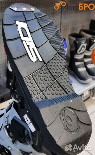 Мотоботы кроссовые Sidi серые