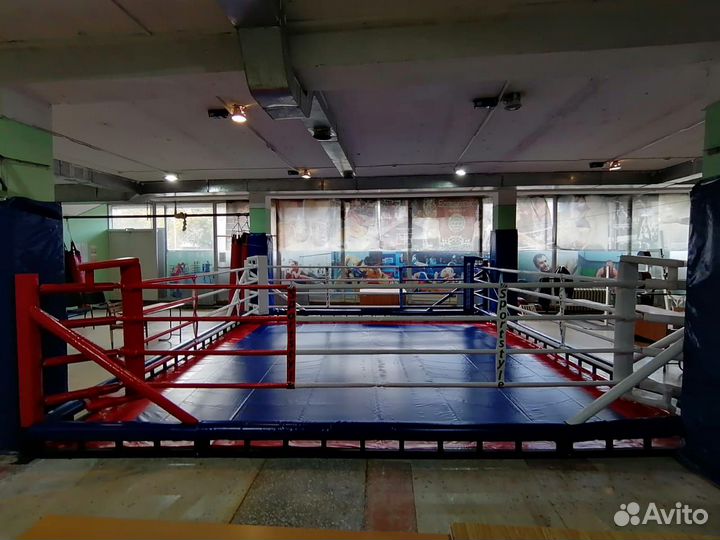 Боксерские напольные ринги с растяжками-цепями