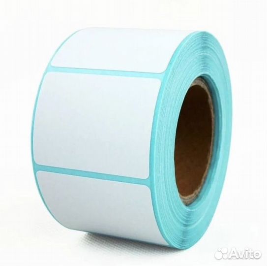 Термоэтикетки для озон и Валберис(опт) голубые