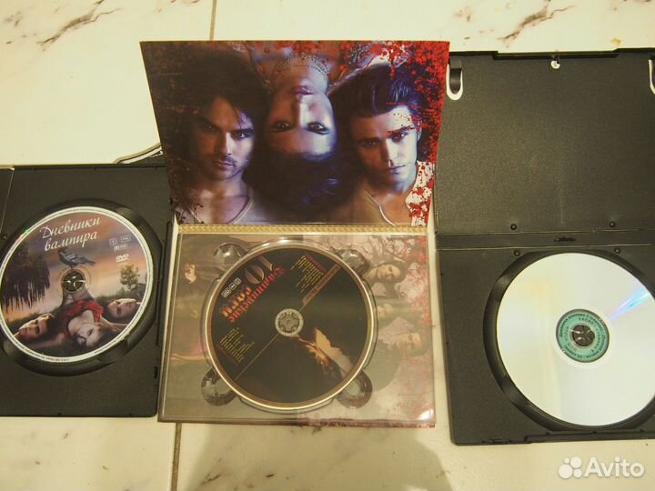 DVD Дневники вампира 1,2,3 сезоны