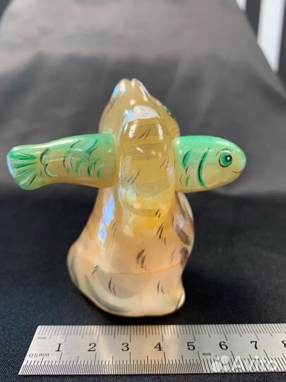 Фигурки кошек из натуального камня