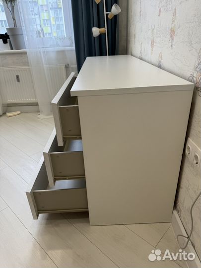 Комод IKEA мальм 6 ящиков