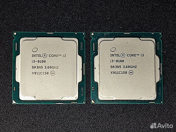 Процессор intel core i3 8100