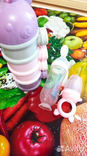 Нимблер, бутылочки, контейнер для смеси Мишка