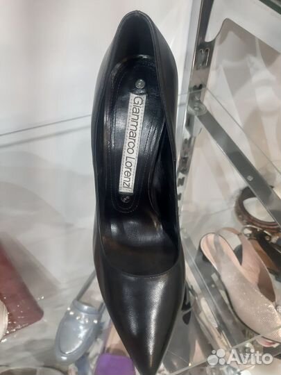 Туфли женские италия черные