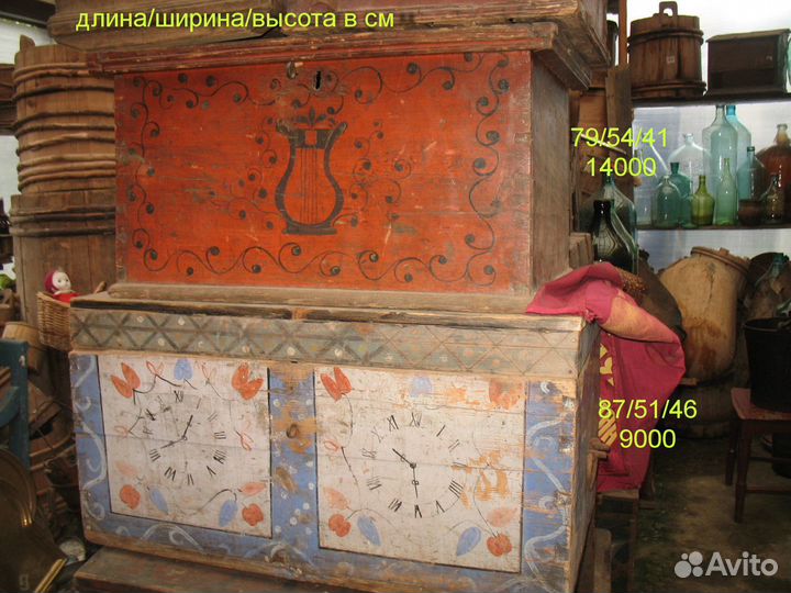Сундук старый кованый сундуки из дерева с росписью
