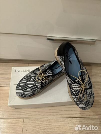 Эспадрильи лоферы Pollini