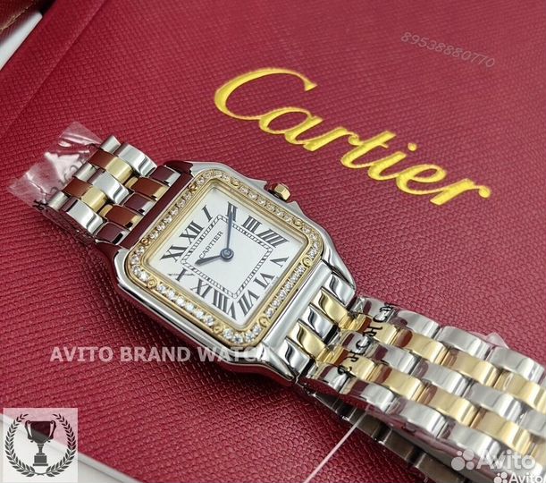 Женские Cartier 27 мм с сапфировым стеклом новые