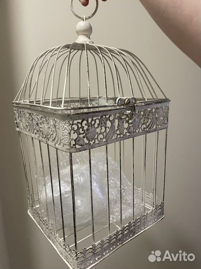 Интерьерная клетка подсвечник