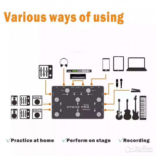Xtone pro Профессиональная внешнея Звуковая карта