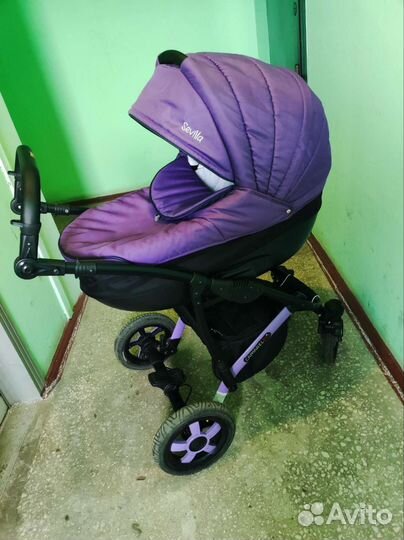 Коляска camarelo 3 в 1