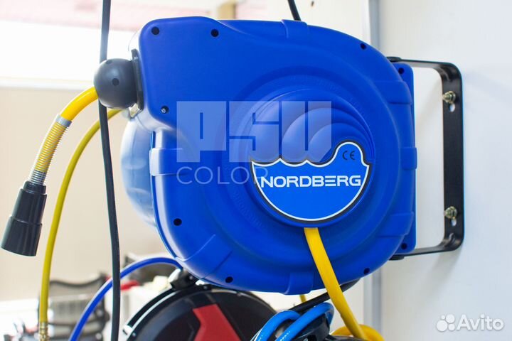 Шланг на самоскручивающейся катушке, 14 м