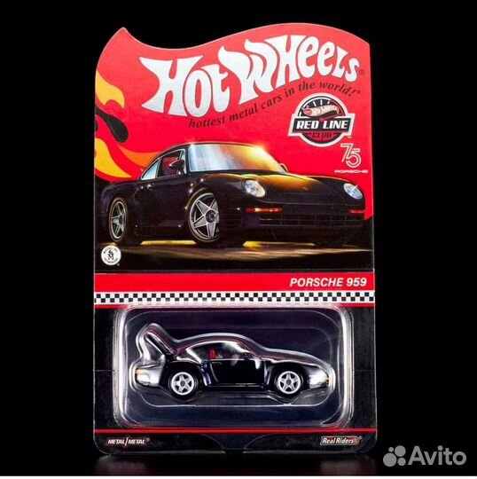 Hot Wheels RLC 1986 Porsche 959(бронь до 01.09)