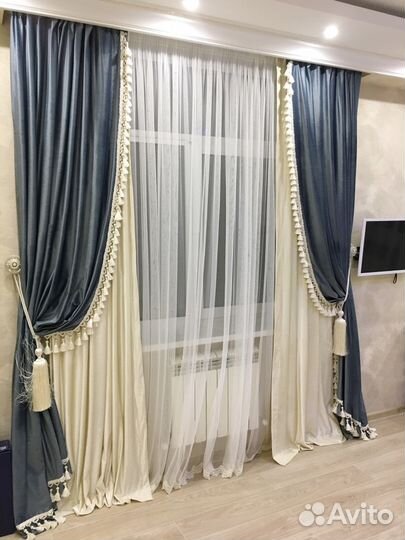 Пошив штор и занавесок, покрывал, дивандеков