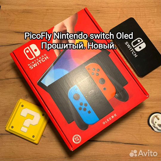 Чипованный Nintendo switch Oled Новый