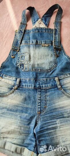 Джинсовый комбинезон женский