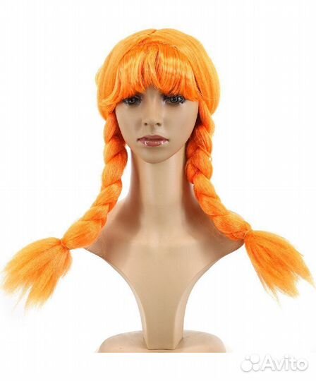 Парик пеппи длинный чулок