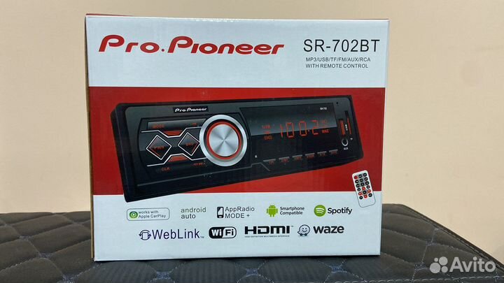 Автомагнитола pro.pioneer с bluetooth