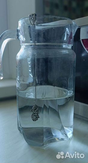 Серебряный ионизатор для воды котик 925