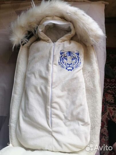 Зимний конверт на выписку