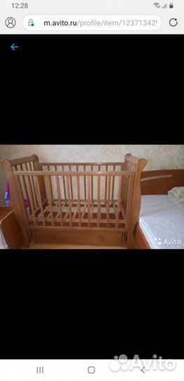 Детская кроватка Лаванда