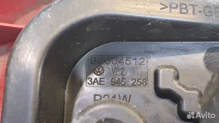 Фонарь (задний) Volkswagen Passat 7 Европа, 2012