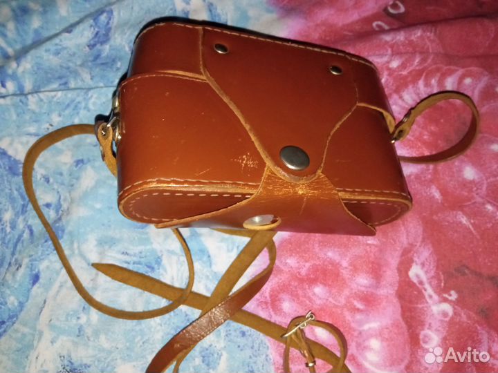 Фотоаппарат СССР Зоркий 4 кожаный чехол винтаж