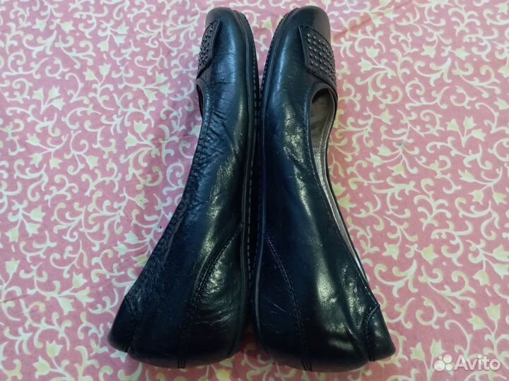 Балетки натуральная кожа 37