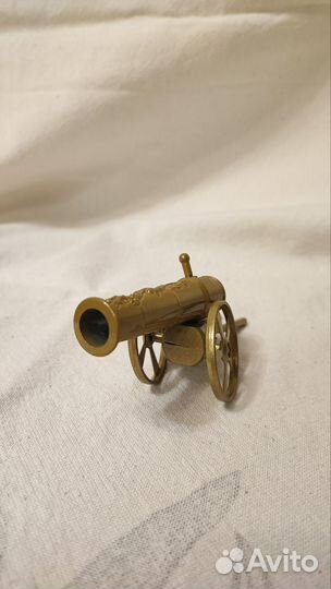 Пушка декоративная, настольная, цвет золото