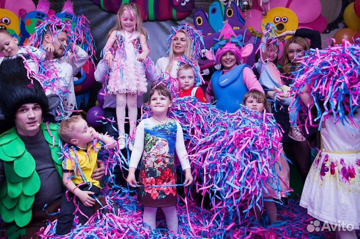 Аниматоры, серебряное шоу, бумажное шоу