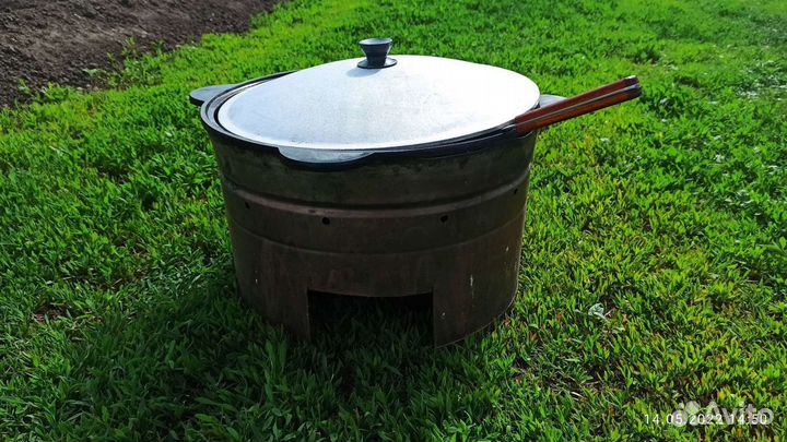 Казан чугунный 12 литров (аренда)