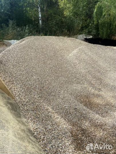 Щебень, песок