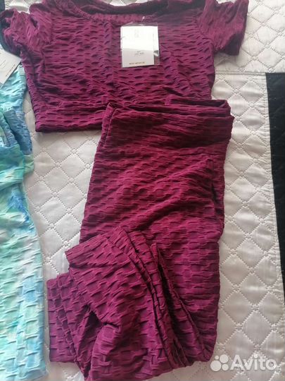 Костюмы для фитнеса и дома новые с 44 по 50