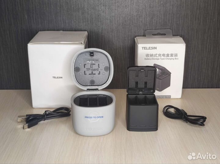 Зарядное устройство Telesin для GoPro Hero 8 7 6 5