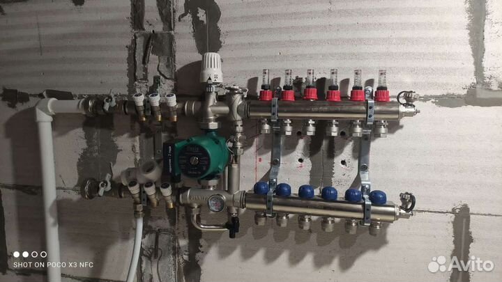 Все виды работ.Сантехника под ключ.Тёплый пол